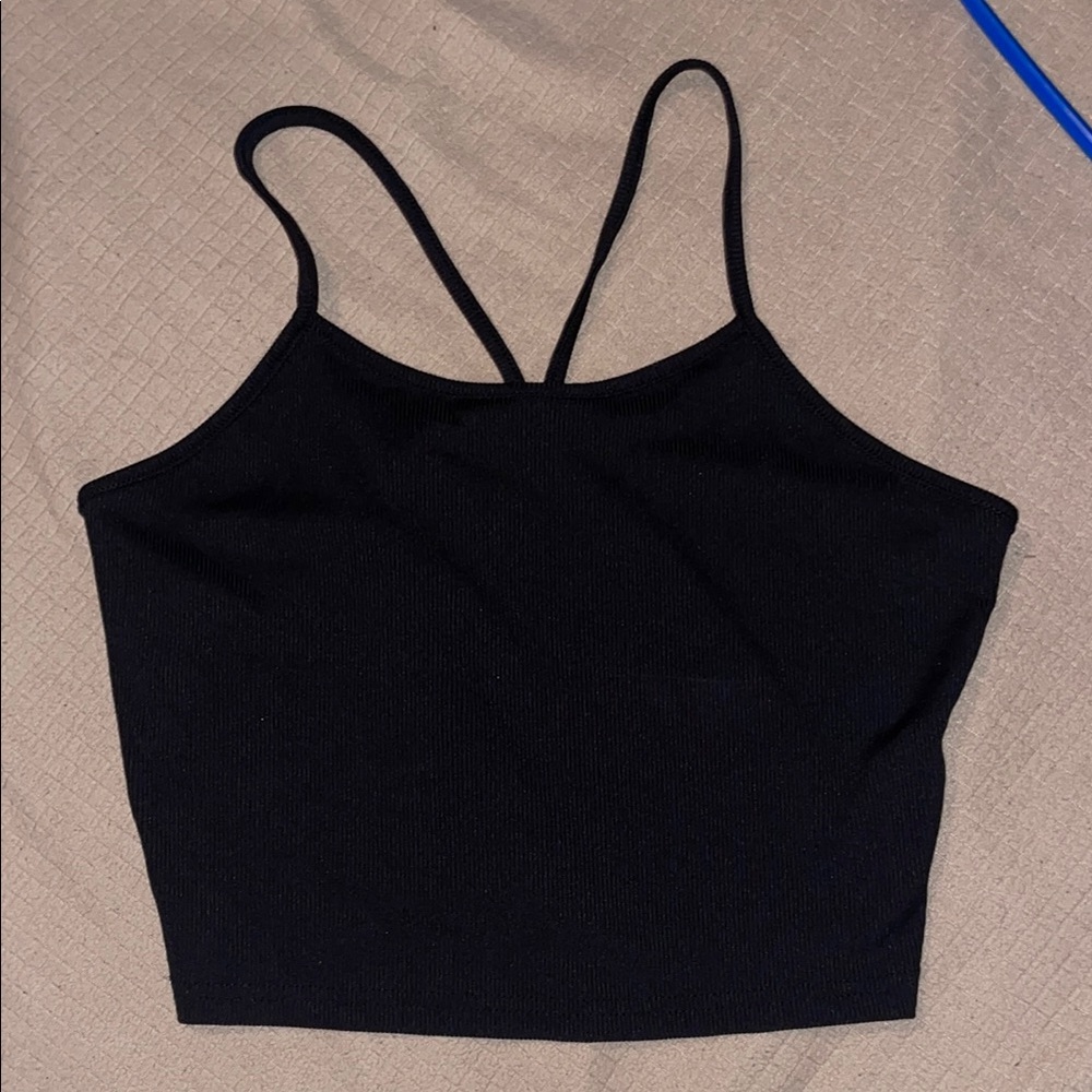 Black Women's Crop Top